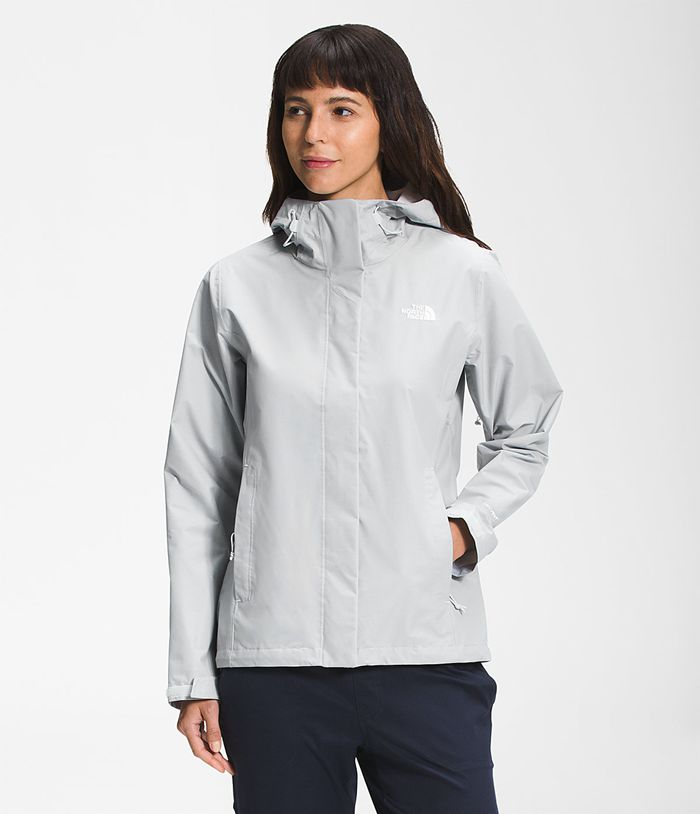 Casaca Cortaviento The North Face Mujer Venture 2 Casaca Gris Claro - Peru 35862ECBY